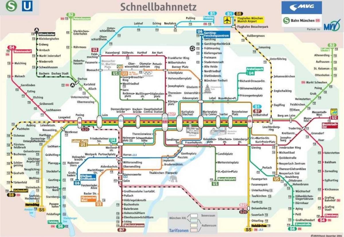 МВВ Մյունխենում քարտեզի վրա